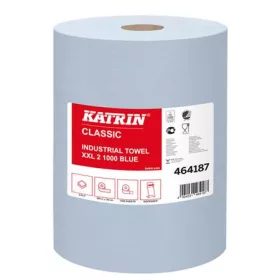   KATRIN Kéztörlő, tekercses, 2 rétegű, KATRIN "Classic XXL2", kék