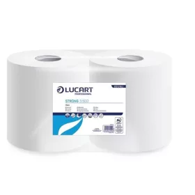   LUCART Törlőkendő, tekercses, 3 rétegű, LUCART, "Strong 3.500", hófehér