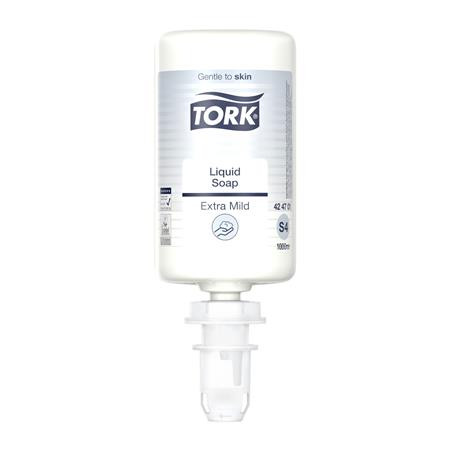 TORK Folyékony szappan, 1 l, S4 rendszer, TORK "Érzékeny bőrre", fehér