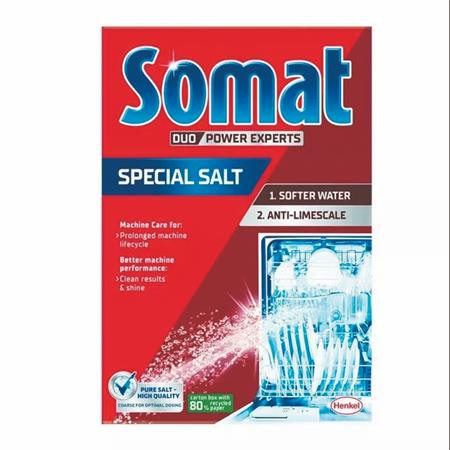 SOMAT Mosogatógép vízlágyító só, 1,5 kg, SOMAT