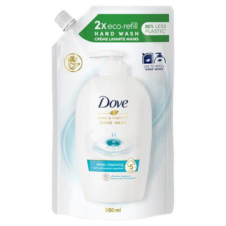 DOVE Folyékony szappan utántöltő, 500 ml, DOVE "Care&Protect"