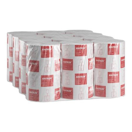 KATRIN Kéztörlő, tekercses, 2 rétegű, KATRIN, fehér, "CLASSIC S2/75"