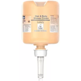   TORK Folyékony szappan, 475 ml, S2 rendszer, TORK "Mini Luxury", tusoláshoz és hajmosáshoz