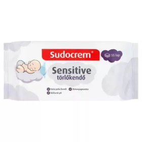   SUDOCREM Törlőkendő, 55 lap, SUDOCREM "Sensitive"