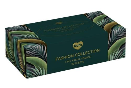 RUTA Kozmetikai kendő, 3 rétegű, 90 db, RUTA "Fashion Collection"