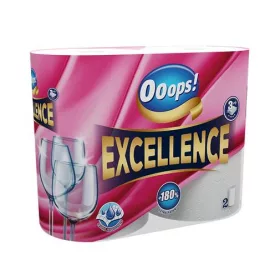   OOOPS Háztartási papírtörlő, 3 rétegű, 2 tekercses, OOOPS "Excellence"
