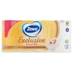   ZEWA Toalettpapír, 4 rétegű, 8 tekercses, ZEWA "Exclusive", almond milk