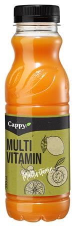 CAPPY Gyümölcslé, 52%, 0,33 l, CAPPY multivitamin