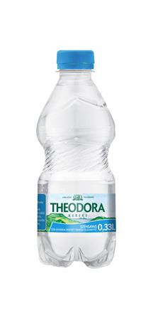 THEODORA Ásványvíz, szénsavas, pet palack, THEODORA, 0,33 l "Kereki"