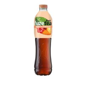   FUZETEA Üdítőital, szénsavmentes, 1,5 l, FUZETEA, barack-hibiszkusz