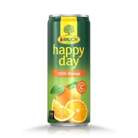   RAUCH Narancslé, 100%, 0,33 l, dobozos, RAUCH "Happy day"
