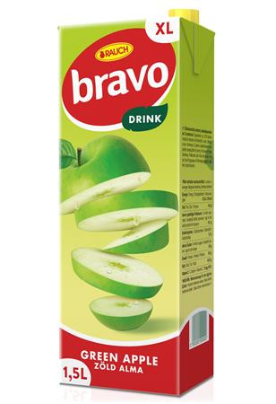 RAUCH Gyümölcsital, 12%, 1,5 l, RAUCH "Bravo", zöld alma