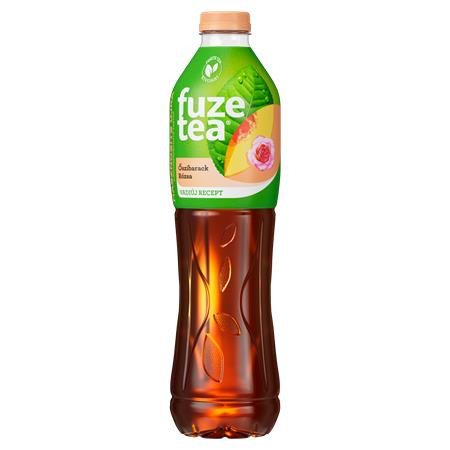 FUZETEA Üdítőital, szénsavmentes, 1,5 l, FUZETEA, barack-rózsa