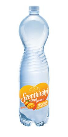 SZENTKIRALYI Ásványvíz, ízesített, SZENTKIRÁLYI, 1,5 l, "Egy csepp gyümölcs", mangó