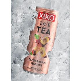   XIXO Üdítőital, szénsavmentes, 250 ml, XIXO "Ice Tea", őszibarackos jegestea