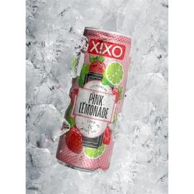   XIXO Üdítőital, szénsavas, 250 ml, XIXO "Pink Lemonade", eper és lime