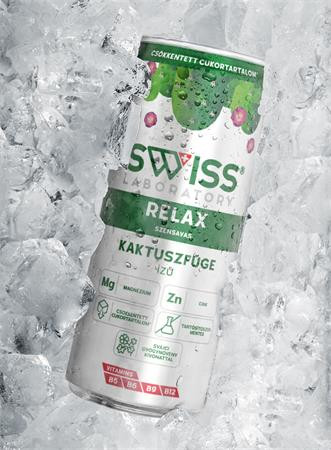 SWISS Üdítőital, szénsavmentes, 250 ml, SWISS "Relax"