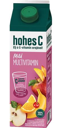 HOHES C Gyümölcslé, 100%, 1l, HOHES C "Mild", multivitamin