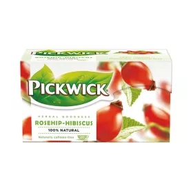   PICKWICK Herba tea, 20x2,5 g, PICKWICK, csipkebogyó hibiszkusszal