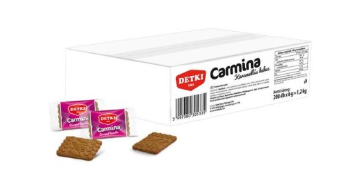 . Keksz, dobozos, 200 db, "Detki Carmina", karamell