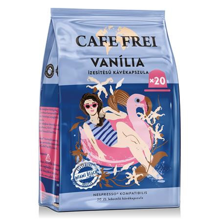 CAFE FREI Kávékapszula, Nespresso® kompatibilis, 20 db, CAFE FREI, vanília