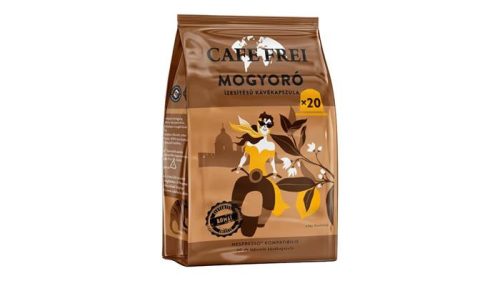 CAFE FREI Kávékapszula, Nespresso® kompatibilis, 20 db, CAFE FREI, mogyoró