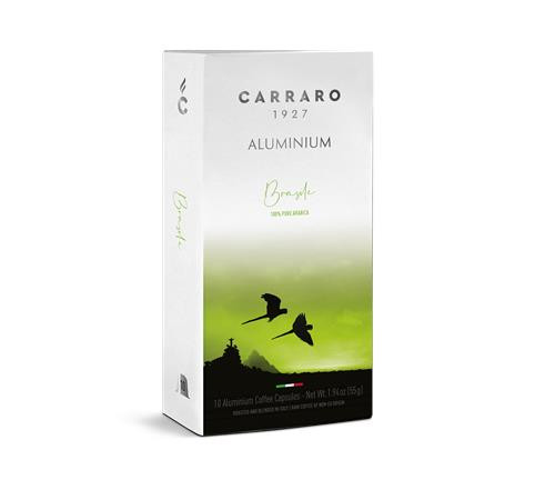 CARRARO Kávékapszula, Nespresso® kompatibilis, 10 db, CARRARO "Brasile"