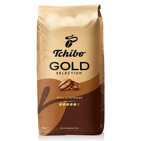 TCHIBO Kávé, pörkölt, szemes, 1000 g, TCHIBO "Gold Selection"