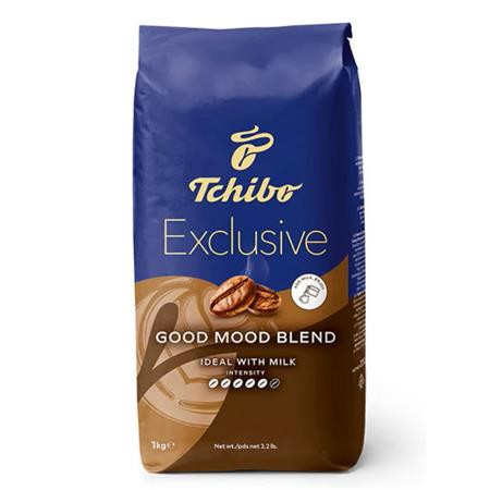 TCHIBO Kávé, pörkölt, szemes, 1000 g, TCHIBO "Exclusive Good Mood Blend"