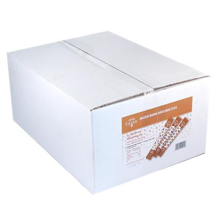 KORONÁS CUKOR Kristálycukor, barna, stick, 4000 g, kb. 1000 db, KORONÁS CUKOR "Mozaik"