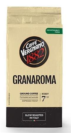 CAFFÉ VERGNANO Kávé, pörkölt, őrölt, 250 g, CAFFÉ VERGNANO "Granaroma"