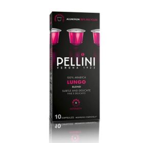   PELLINI Kávékapszula, Nespresso® kompatibilis, 10 db, PELLINI, "Lungo"