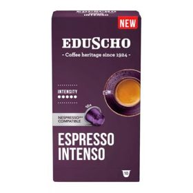   EDUSCHO Kávékapszula, Nespresso® kompatibilis, 10 db, EDUSCHO "Espresso Intenso"