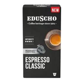   EDUSCHO Kávékapszula, Nespresso® kompatibilis, 10 db, EDUSCHO "Espresso Classic"