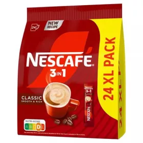   NESCAFE Instant kávé stick, 24x15,5 g, NESCAFÉ, 3in1 "Classic"