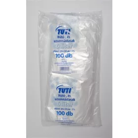   TUTI Hűtő- és uzsonnástasak, 6 l, 100 db, 30 x 50 cm, 9 µ, TUTI