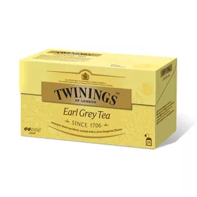 TWININGS Fekete tea, 25x2 g, TWININGS "Earl grey"