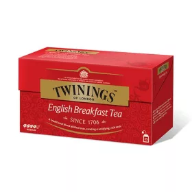   TWININGS Fekete tea, 25x2 g, TWININGS "English Breakfast"