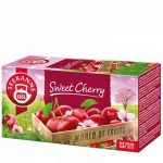 TEEKANNE Gyümölcstea, 20x2,5 g, TEEKANNE, édes cseresznye