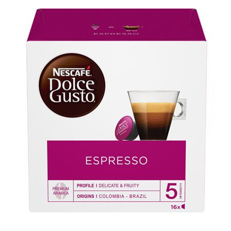 NESCAFE DOLCE GUSTO Kávékapszula, 16 x 5,5 g,  NESCAFÉ DOLCE GUSTO "Espresso"