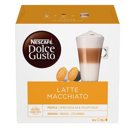 NESCAFE DOLCE GUSTO Kávékapszula, 8x2 db,  NESCAFÉ DOLCE GUSTO "Latte Macchiato"