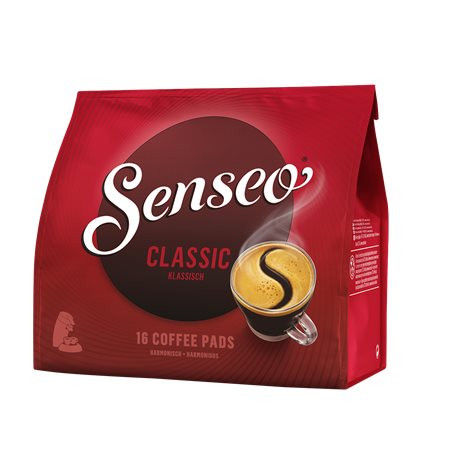 DOUWE EGBERTS Kávépárna, 16 db, 111 g, DOUWE EGBERTS "Senseo",  Classic