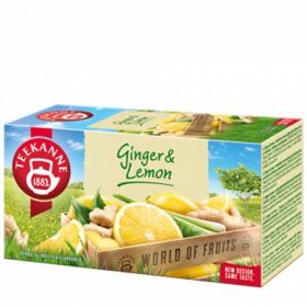   TEEKANNE Gyümölcstea, 20x1,75 g, TEEKANNE "World of Fruits", gyömbér-citrom