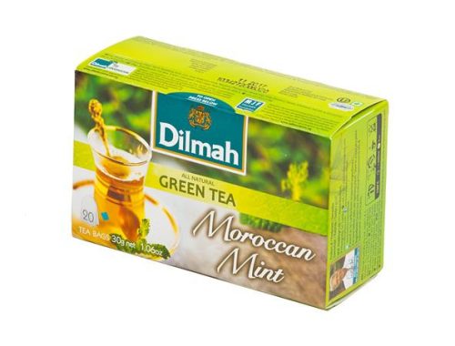 DILMAH Zöld tea, 20x1,5g, DILMAH "Marokkói menta"