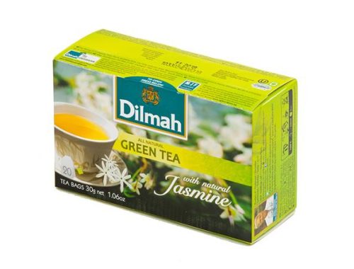 DILMAH Zöld tea, 20x1,5g, DILMAH, jázmin