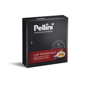   PELLINI Kávé, pörkölt, őrölt, 2x250 g, PELLINI, "Tradizionale"