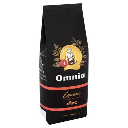 DOUWE EGBERTS Kávé, pörkölt, szemes, olaszos pörkölésű, 1000 g, DOUWE EGBERTS "Omnia Espresso"