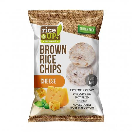 RICE UP Barnarizs chips, 60 g, RICE UP, sajtos