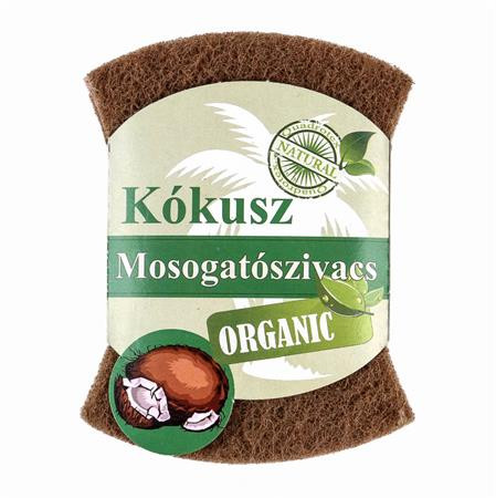 . Mosogatószivacs, 2 db, BIO NATURAL, kókusz