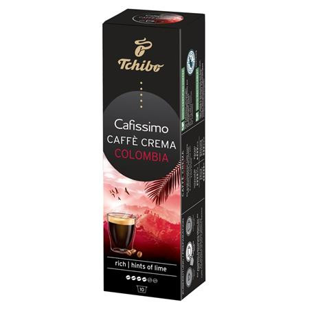 TCHIBO Kávékapszula, 10 db, TCHIBO "Cafissimo Caffé Crema Colombia"